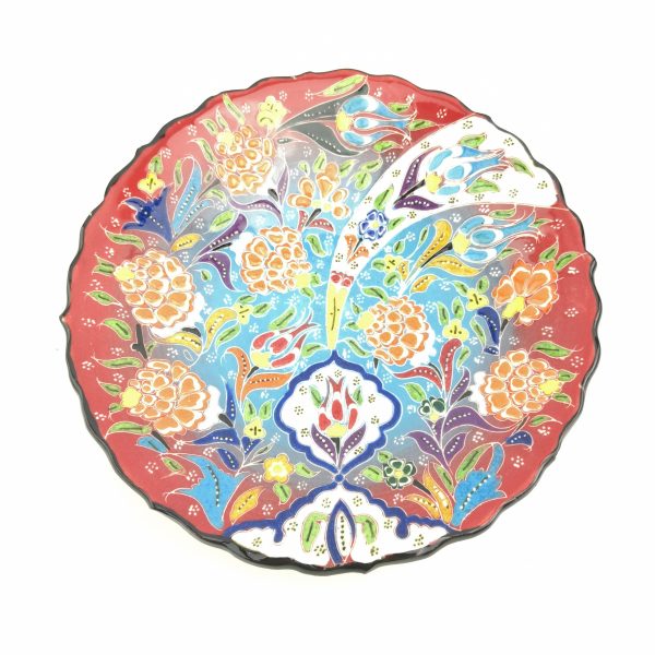 Traditional Wall Hanging Hand Painted Plate(18 cm) - 3 Different Colours - Image 6