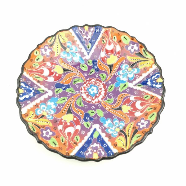 Traditional Wall Hanging Hand Painted Plate(18 cm) - 3 Different Colours - Image 6