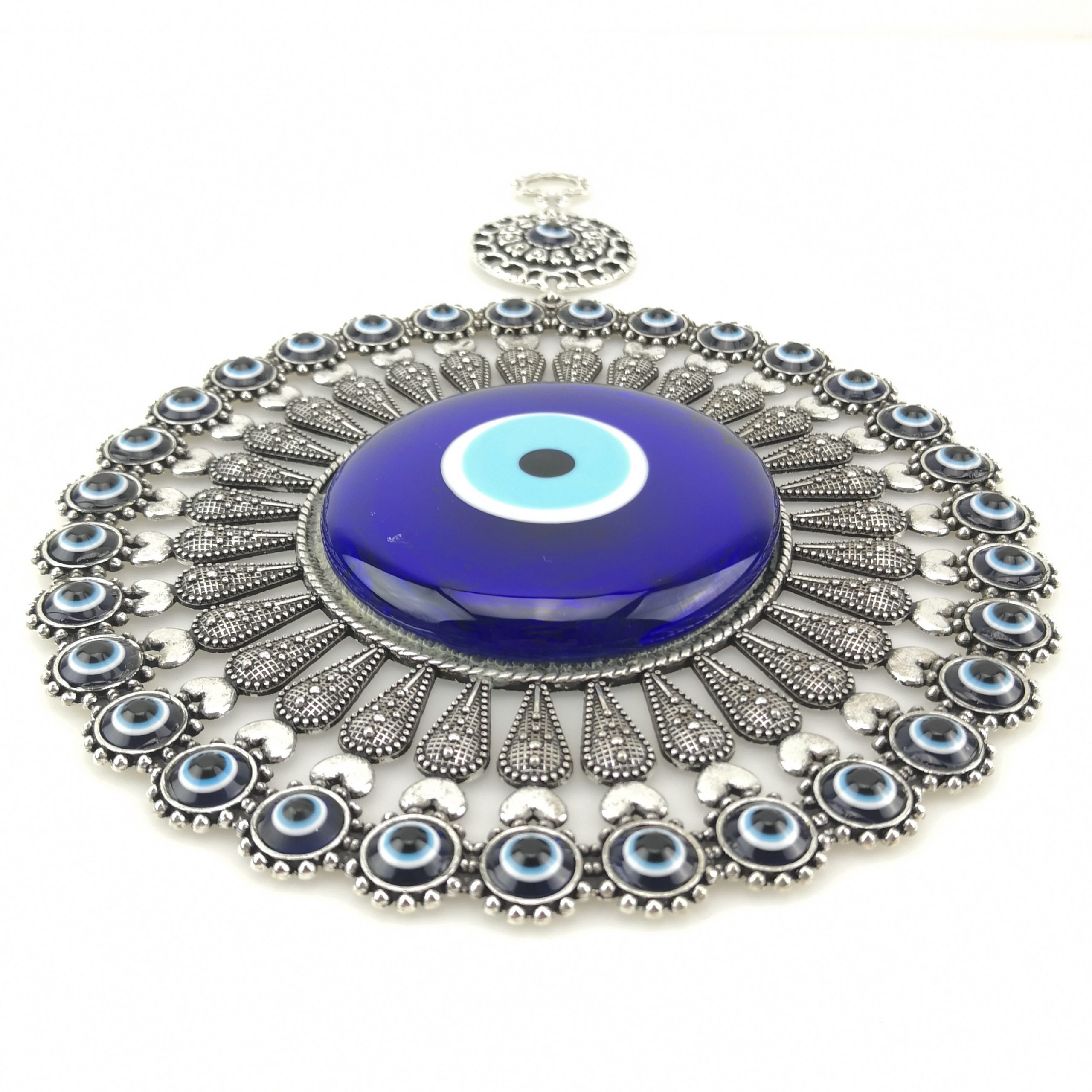 Handmade Wall Hanging - Evil Eye - Nazar Alloy - Image 5