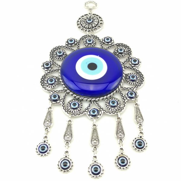 Handmade Wall Hanging - Evil Eye - Nazar Alloy - Image 4