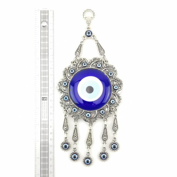 Handmade Wall Hanging - Evil Eye - Nazar Alloy - Image 3