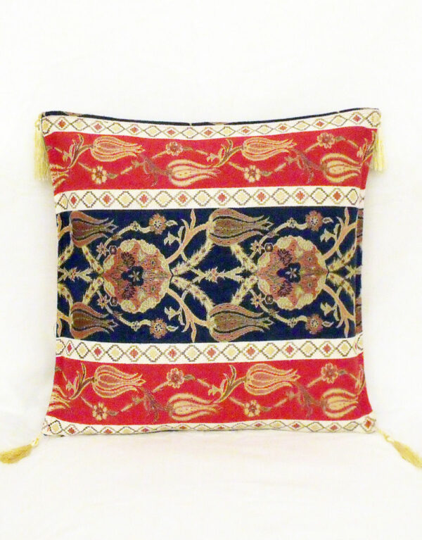 Anatolian Tulip Pattern Cushion Cover